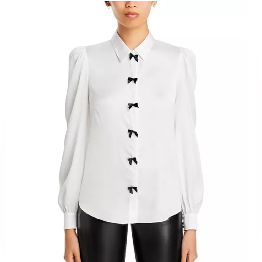 Generation Love Pink Arly Bow Blouse Top